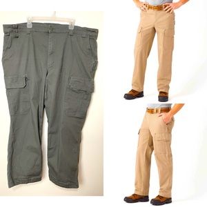 Men's Duluth Flex Fire Hose Rlx Fit Cargo Work Pants Size 48x30